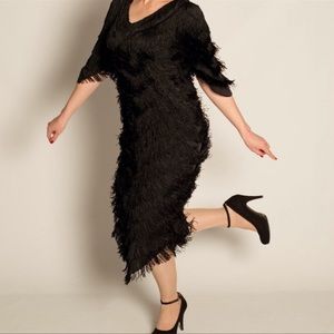 Black maxi dress size 10